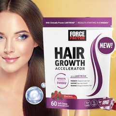 Factor FOKGE Hair Growth Accelerator Soft Chews, Hair Growth Vitamins For Women
