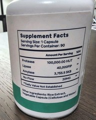 Sealed Boulder Bio Digestive Enzymes 40000 USP Lipase Protease Amylase 90 Count