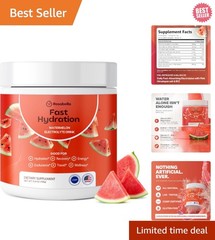 Natural Electrolyte Drink Powder – Easy Mix Watermelon – Non-GMO – 30 Servings