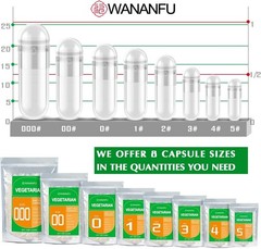 Customizable Size 0 Capsules – 100 Count Bundle for Personal Supplements