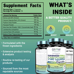 FAST ACTING Colon 15 Day Quick Cleanse – Supports Detox & Increased Energy