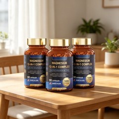 Totaria 3Pack Magnesium 12 – 1 Complex 700mg in Glycinate Citrate Malate Taurate