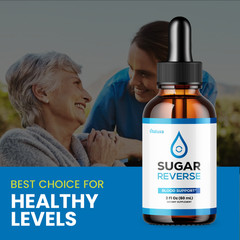 (5 Pack) Sugar Reverse Liquid Drops, Natural Blood Support Formula (10 oz)
