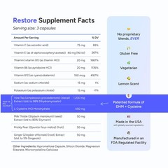 Cheers Restore | Supplement with DHM + LCysteine | Feel Better After Drinking…