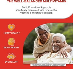 Geritol, Multivitamin Supplement, Contains B-Vitamins, Antioxidants,…