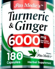 FITO MEDIC’S Lab | Turmeric and Ginger Supplement | 180 Caps s.