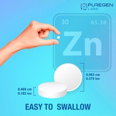 Zinc 220mg [High Potency] Supplement – Sulfate for 100 Count (Pack of 1)