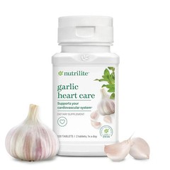 Amway Garlic Tablets – Nutrilite Herbal Formula for Heart & Health (60N)