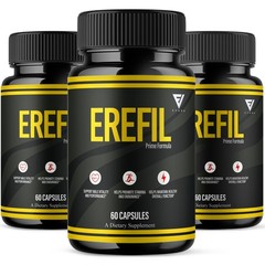 (3 Pack) Erefil Premium Performance Capsules, Erefill Supplement (180 Capsules)