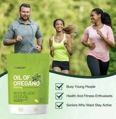 Balanced Oil of Oregano & Black Seed Oil – 300 Non-GMO Capsules，Free shipping