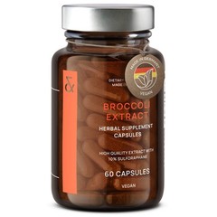 CLAV Broccoli Sprout Extract Capsules Premium Sulforaphane Supplement with 100mg