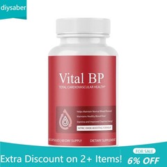 Vital BP Blood Pressure Boost Supplement 60 Capsules Cardiovascular Heart Heal