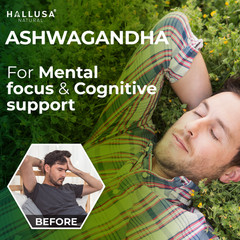 Organic Ashwangandha Root – Mood Enhancer & Stress – 60 capsules – SOAM