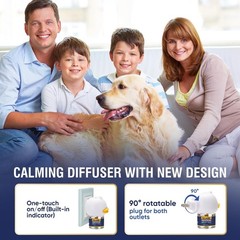 Dog Pheromones Calming Diffuser Kit Appeasing Pheromone Diffuser to Calm (3 P…
