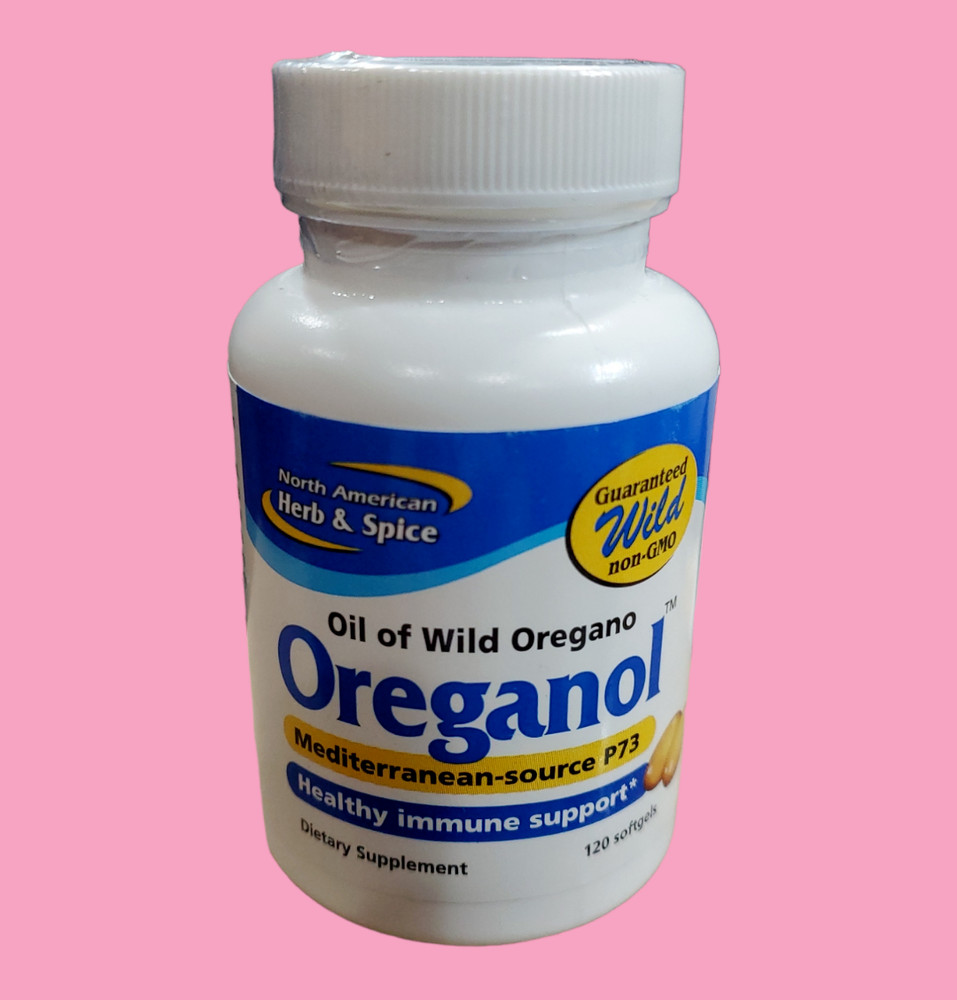 120 softgels Oreganol P73 Oil of Oregano, North American Herb & Spice 02/2027
