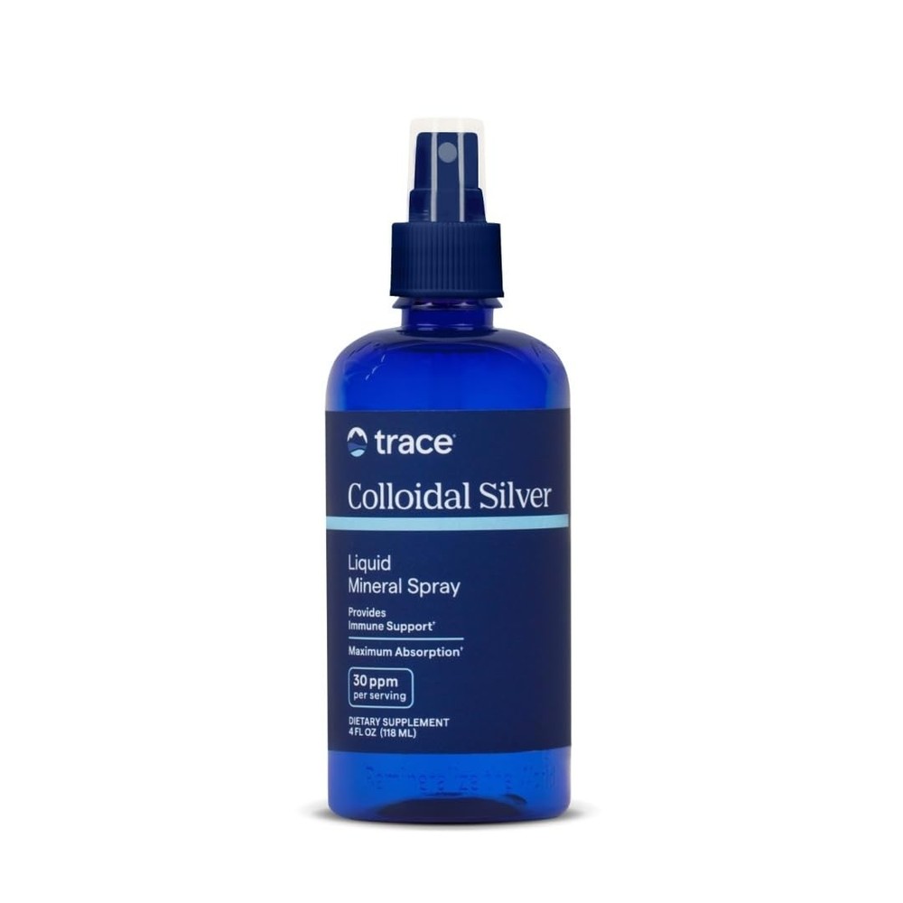 Trace Minerals Colloidal Silver Spray Daily Mineral Supplement to Aid Effect…