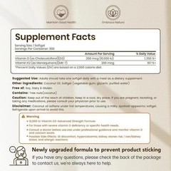 VEV Vitamin D3 + K2 Complex with Virgin Coconut Oil | Daily Immune & Bone Health