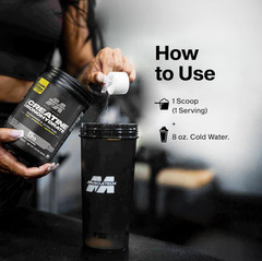 Platinum Pure Creatine Monohydrate Powder, Unflavored, Micronized, 80 Servings++