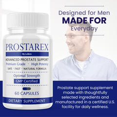 Prostarex Capsules Prostate Supplements For Men Supports Health Function (60ct)