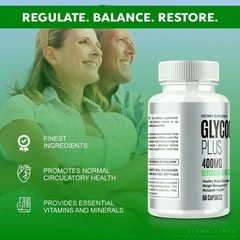 Glycogen Plus Capsules, Glycogen Plus Supports Blood Health 60caps  Pack of 5