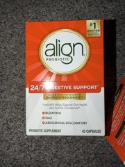 2 boxes Align Daily Probiotic Supplement Capsules 84 Count total Digestive 01/29