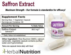 Saffron Extract Supplement for Weight Loss, Eye Health Supplement 88.5mg BOGO!