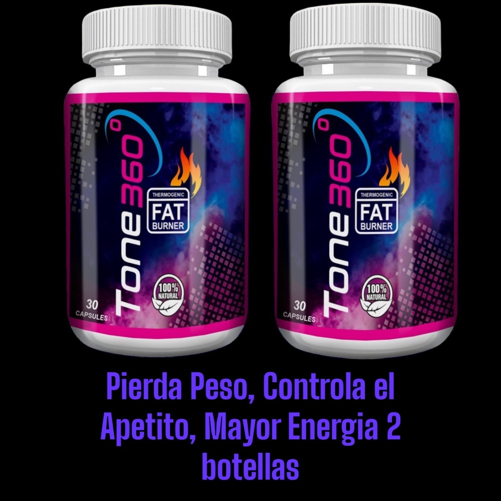 TONE 360 FAT BURNER APETITO CONTROL + ENERGIA PERDIDA 2 PACKS USA