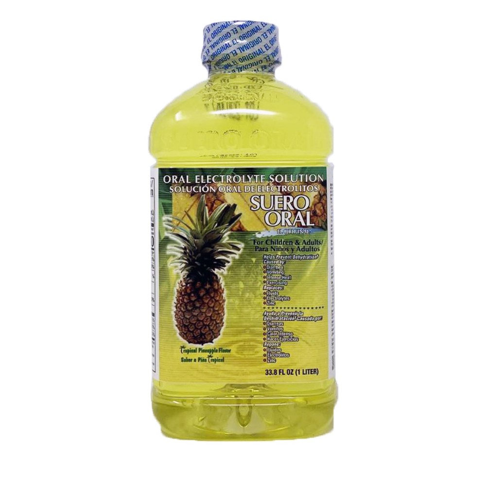 Suero Oral Electrolyte Solution Pineapple 1 Lt Yelow