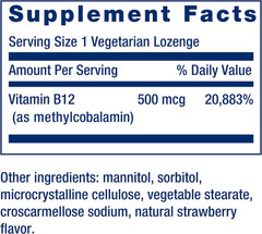 Vitamin B12 Methylcobalamin 500Mcg – Vitamin B12 Supplement for General Energy a