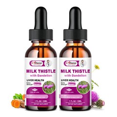 Liver Detox and Cleanse Liquid Drop Extra Strength Milk Thistle Seed Extract