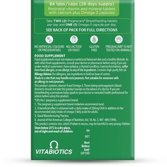 Vitabiotics Pregnacare Breastfeeding Vitamins Tablets 84 Count Supplement