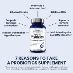 1MD Nutrition Complete Probiotics Platinum – 30 Count (Pack of 1)
