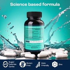 KEY NUTRIENTS Electrolyte Tablets, 200 Capsules, Salt for Dehydration, Fastin…