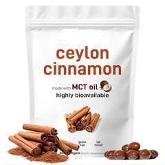 Ceylon Cinnamon 7,200Mg Equivalent | 300 Softgels Including MCT Oil | Highly Bio