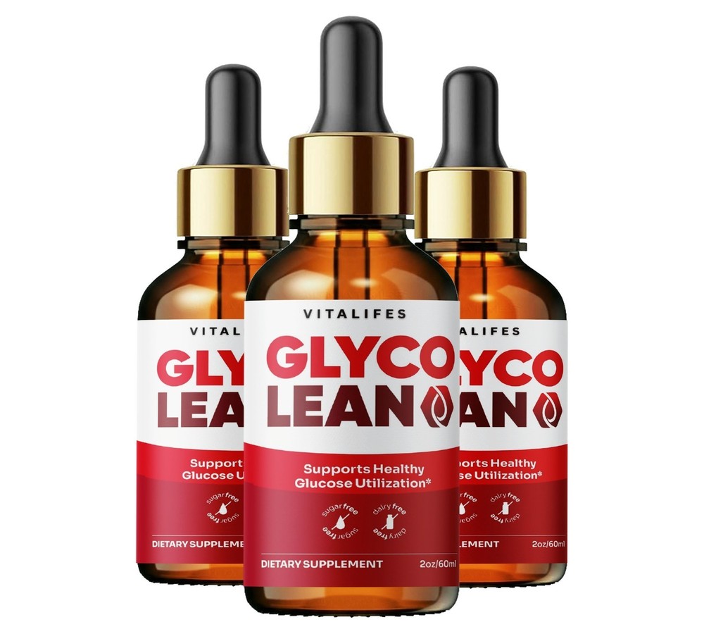 (3 Pack) Glyco Lean Drops, GlycoLean Blood Support Advanced Formula (30 Servings