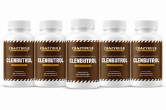 CrazyBulk CLENBUTROL CUTTING & LEAN MUSCLE MUSCLE Supplement / Pack of 5
