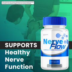 Nerve Flow Advanced Nerve Support Formula Maximum Strength Vitamin 120 Capsules
