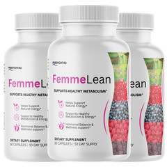 Femme Lean Ultra Capsules, Weight Management Support – 3 Bottles