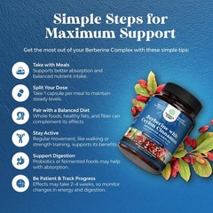 Balancing Berberine Plus 1200mg Per Serving Complex – Antioxidant Berberine with