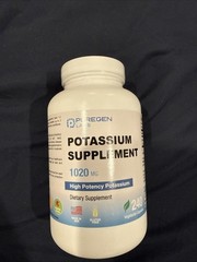 Puregen Labs Potassium Bicarbonate Supplement 1020 mg | 240 Count (Pack of 1)
