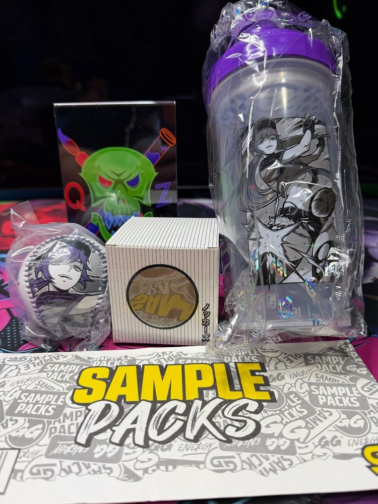 Gamersupps Knockers Waifu Cup & Baseball New with Samples Anime Sports GG