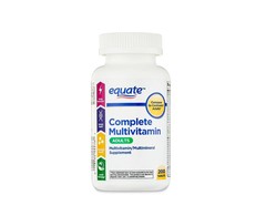 Equate Complete Multivitamin/Multimineral Supplement Tablets, Adults, 200 Count