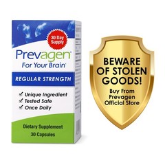 Prevagen Regular Strength 10mg Capsules – 30 Count – 2 Pack (60-Day Supply)
