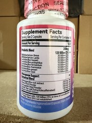 (2 Bottles) Probiotic Supplement for Women 120B CFU, Daily Balance, 60 Caps