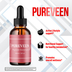 (2 Pack) Pureveen Advanced Drops Support Fitness & Energy Pure Veen 60 Servings