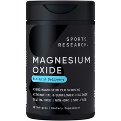 Magnesium Oxide 420mg (90 softgels)
