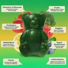 Superfood Greens Gummies for Gut Health, Energy & Immunity