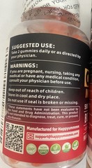 Creatine Monohydrate Gummies, By Happyummmm- 2 Bottles Of 90 Count, 5000mg