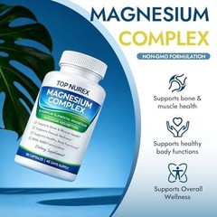 Top Nurex Magnesium Complex 1000 mg, 8-Source 90 Count (Pack of 1)