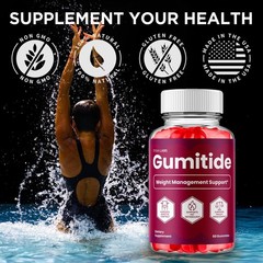 (2 Pack) Gumitide ACV Gummys 1000MG Advanced Gumi Tide Supplement 120 Gummies